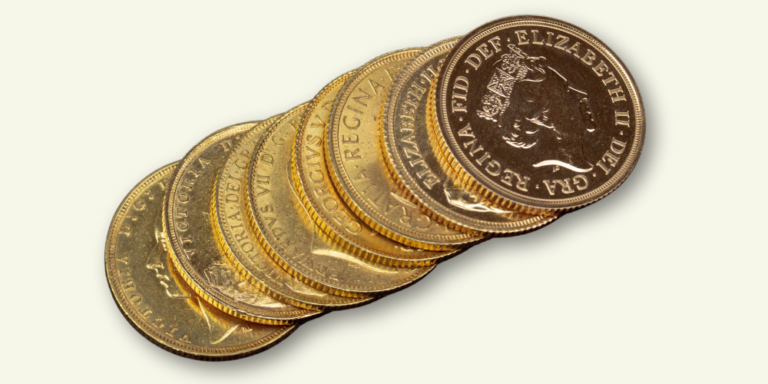 Selection of gold Full Sovereigns