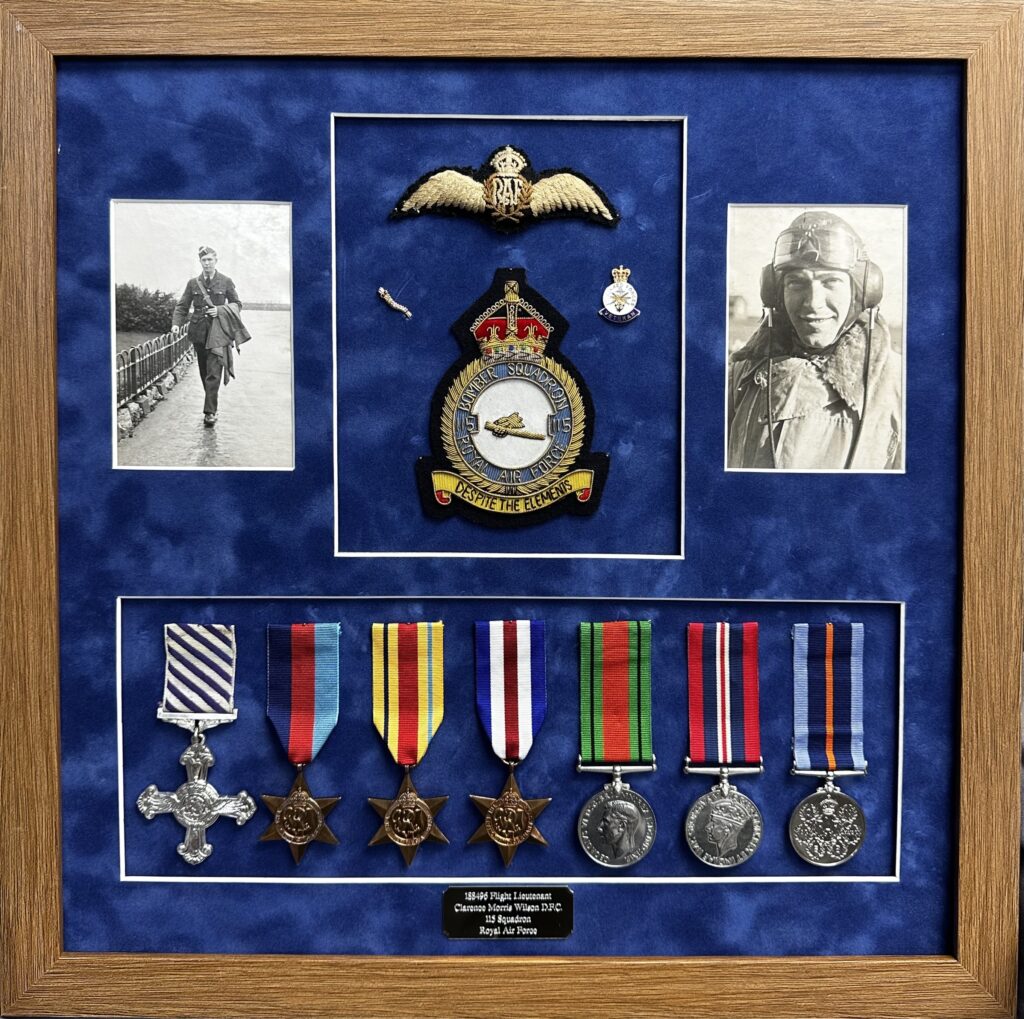 Medal Mounting in Frame